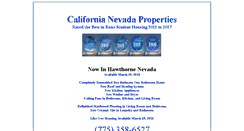 Desktop Screenshot of california-nevada-properties.com